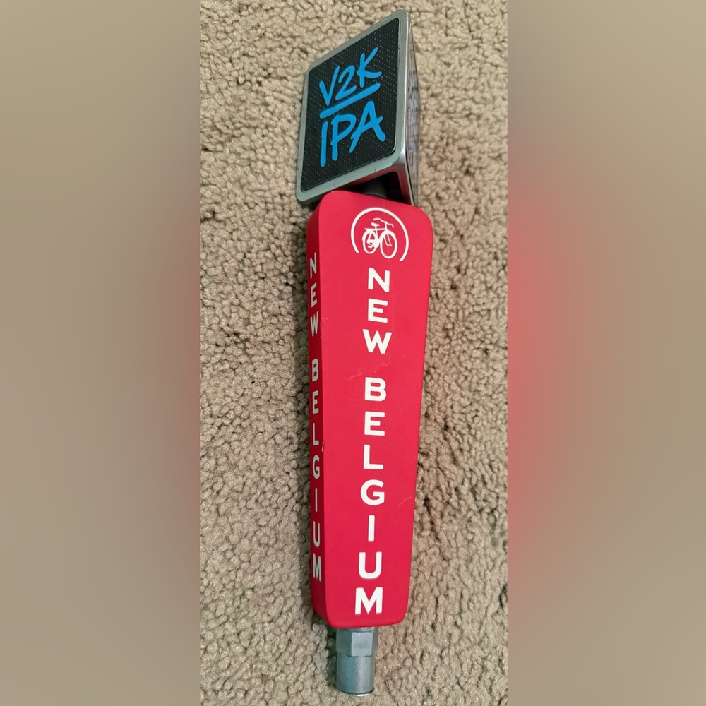 NEW BELGIUM Brewing V2K IPA 11" Tap Handle Beer Mancave